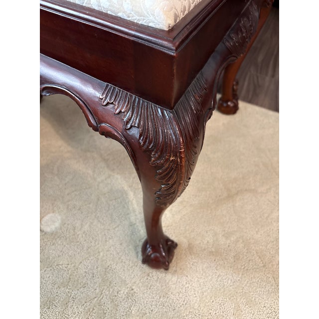 Brown Set of 6 Maitland-Smith Philadelphia Upholstered Dining Chairs For Sale - Image 8 of 12