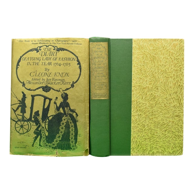 "The Diary of a Young Lady of Fashion in the Year 1764-1765" 1926 Knox, Cleone For Sale