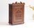 1920s Small Antique Dutch Art Nouveau Folk Art Carved Wood Apothecary Cabinet, 1920s For Sale - Image 5 of 9