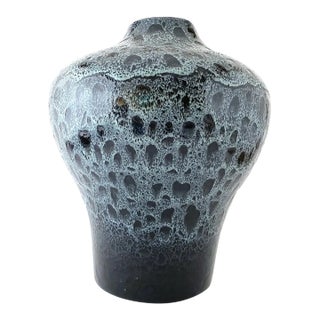 Extra Large Vintage Royal Haeger Tall Sea Blue Vase For Sale
