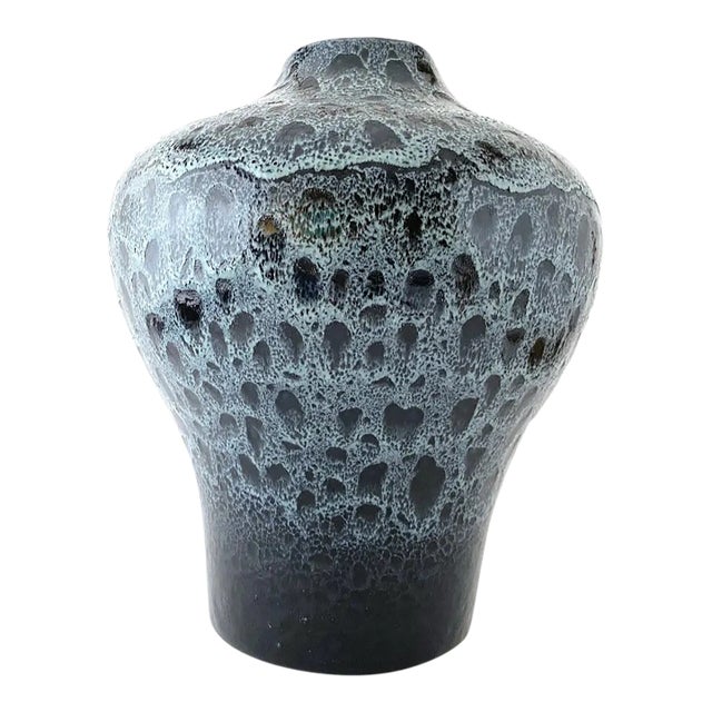Extra Large Vintage Royal Haeger Tall Sea Blue Vase For Sale