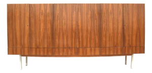 Large Vintage Rosewood Sideboard, 1960s