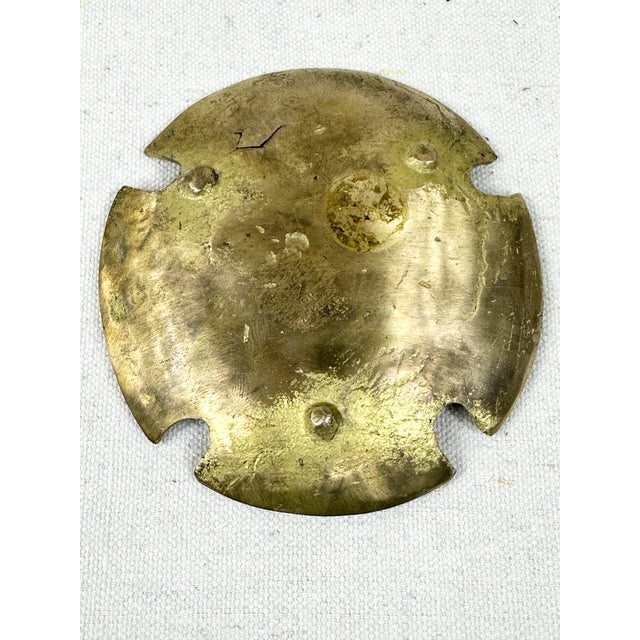 Vintage Brass Sand Dollar Trinket Dish For Sale In New Orleans - Image 6 of 6