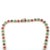 Green Certified Precious Gemstone Wedding Necklace With Diamonds in 18k Yellow Gold For Sale - Image 8 of 16