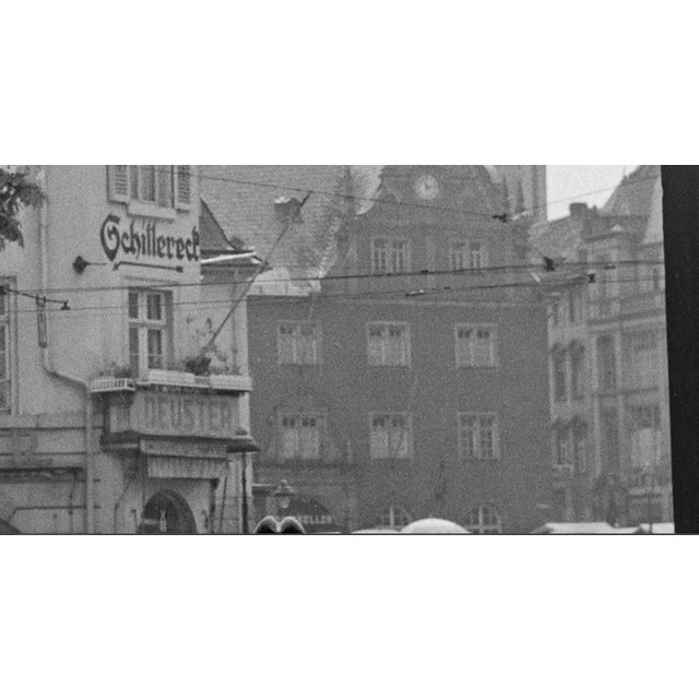 Traditional Entrance Gate Darmstadt Castle Street Life, Germany, 1938, Printed 2021 For Sale - Image 3 of 5