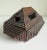 Wood Antique Tramp Art Pyramid Footed Box, Early 20th Century For Sale - Image 7 of 12
