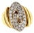 Vintage 18k Gold Diamond Cocktail Ring, Size 7 For Sale