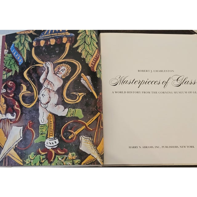 Illustration Masterpieces of Glass Book Robert Charleston Corning Museum of Glass 1980 Coffee Table Book For Sale - Image 3 of 4