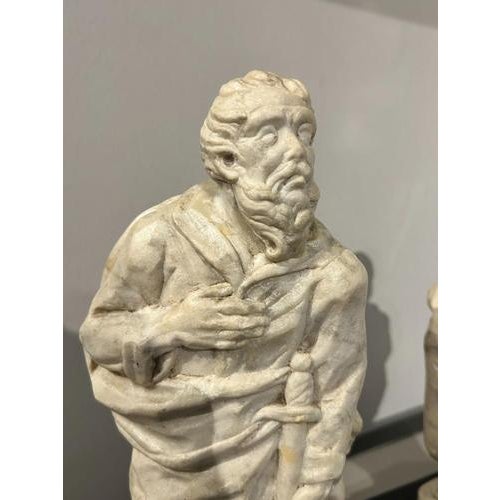 Antique Figurative Sculptures, 1500s, Set of 2 For Sale - Image 9 of 10