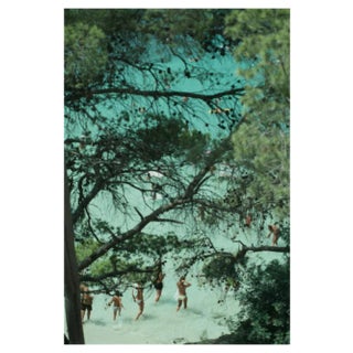 Slim Aarons, Beach Near Portinatx, Estate Stamped Photographic Print, 1989 / 2020s For Sale