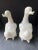 Vintage Italian Alabaster Stone Hand Crafted Ducks Well made, hand carved 1st duck : 6 3/4 tall 2' duck: 6'' tall Mostly...