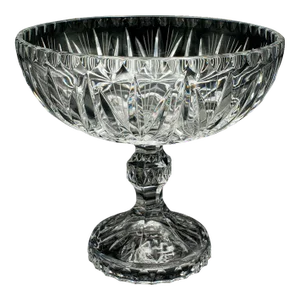 1950's Vintage Crystal Footed Grape Bowl