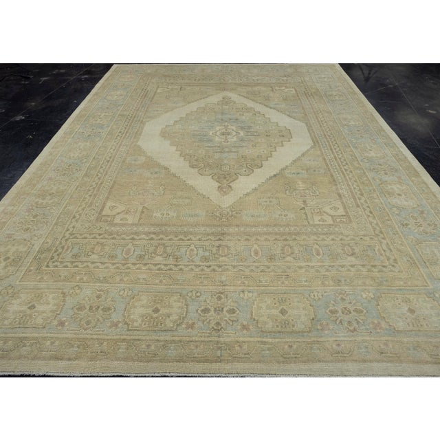 Turkish Antique Look Oushak Rug 9'3" x 13' #16784 Explore a curated collection of hallway runners, wool rugs, and handmade...