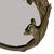 Art Nouveau Vintage Mid-Century Art Nouveau Cast Brass Figural Nymph Round Wall Mirror For Sale - Image 3 of 5
