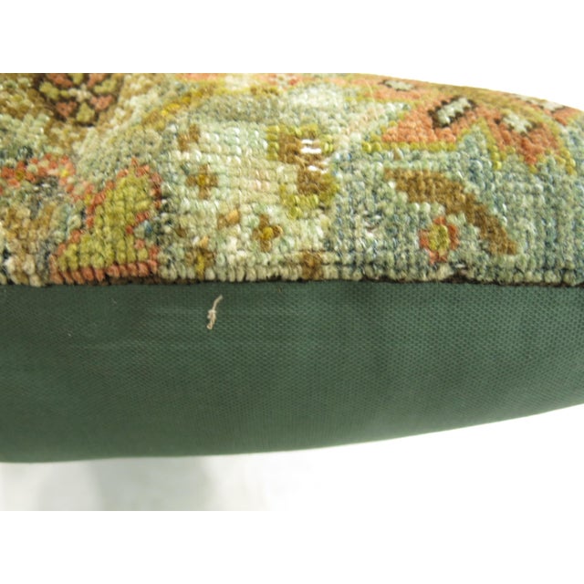 Persian Antique Zabihi Collection Persian Rug Pillow For Sale - Image 3 of 4