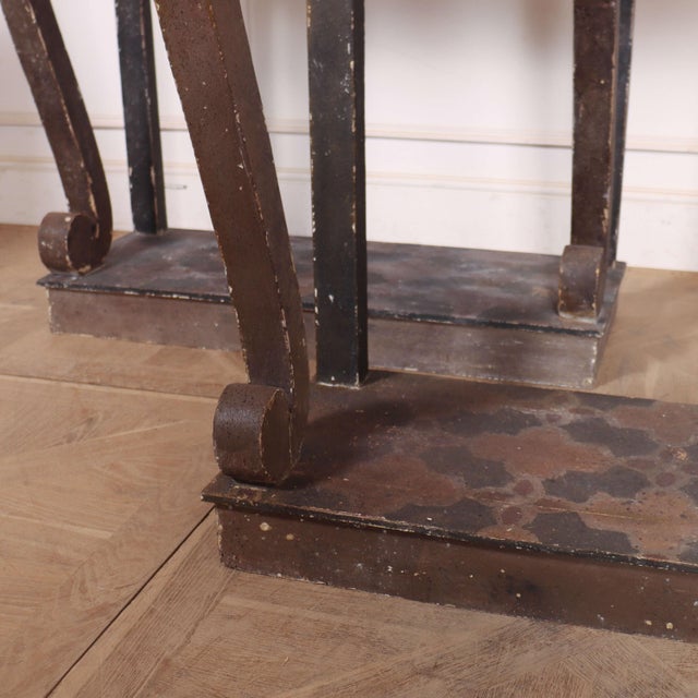 Spanish Painted Console Tables, 1890s, Set of 2 For Sale - Image 4 of 10