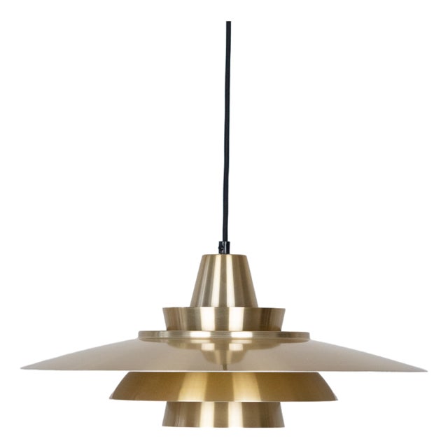 Vintage Aluminum Pendant Lamp by David Mogensen for Superlight, 1980s For Sale