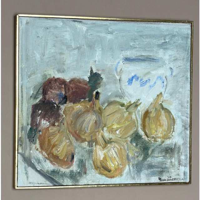 Ylva Hakanson Byström, Fruits, 1960s, Oil on Canvas, Framed For Sale - Image 18 of 18