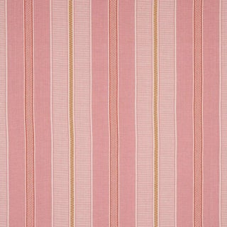 Sample - Schumacher X A Rum Fellow Scoop Stripe Fabric in Sundae For Sale