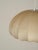 Metal Mid-Century Modern Beige Flat Dome Cocoon Pendant Light by Achille Castiglioni for Hille, Italy, 1960s For Sale - Image 7 of 10
