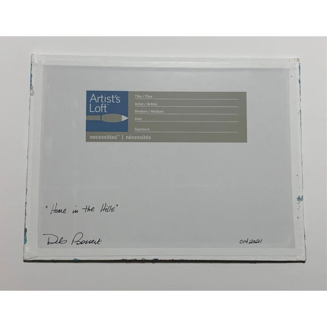 2020s "Home in the Hills" Contemporary Original Landscape Painting by Deb Bossert For Sale - Image 5 of 7