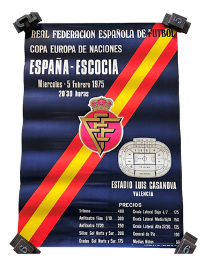Football Match in Spain Poster, 1975