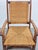 Modernist Brutalist Armchair in Rush and Oak, 1950s For Sale - Image 9 of 11