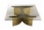 1970s Brass and Glass Coffee Table by Giuseppe Raimondi for Cristal Art, Italy, 1970s For Sale - Image 5 of 5
