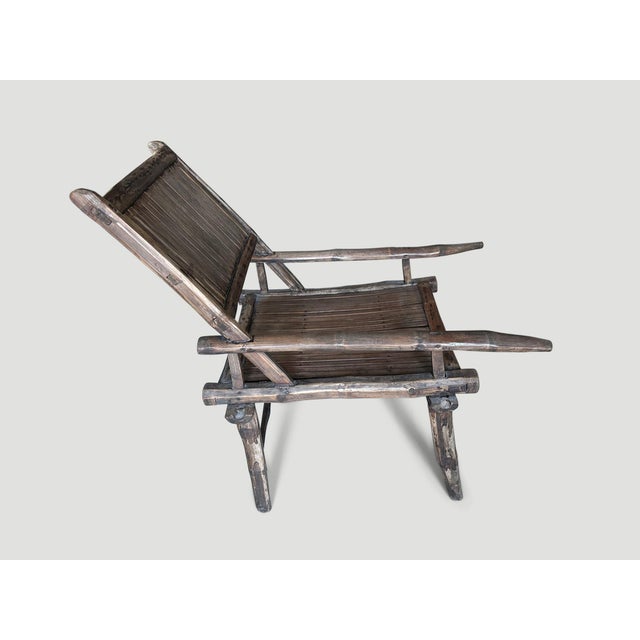 Tribal Antique Bamboo Chair For Sale - Image 3 of 6
