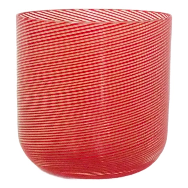 Murano Glass Vase by Carlo Scarpa for Venini, 1980 For Sale