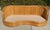 1980s Vintage Curved Pencil Reed Rattan Sofa, With New Sunbrella Upholstery For Sale - Image 9 of 14