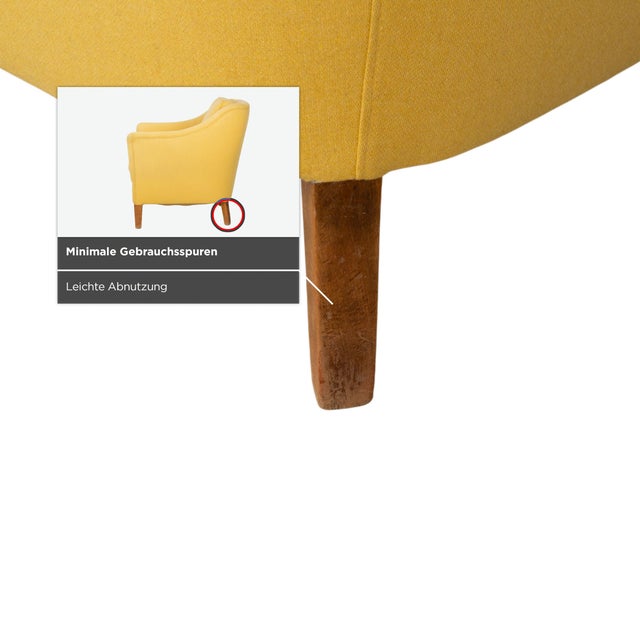 Fabric Armchair in Yellow from Bielefelder Werkstätten For Sale - Image 11 of 18