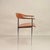 Pair of vintage cognac leather P40 chairs by Giancarlo Vegni & Gianfranco Gualtierotti for Fasem. Original labels under...