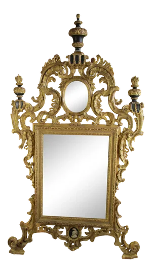 18th Century Italian Giltwood Mirror