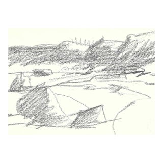 1967 Robert Angeloch Montauk New York Drawing For Sale