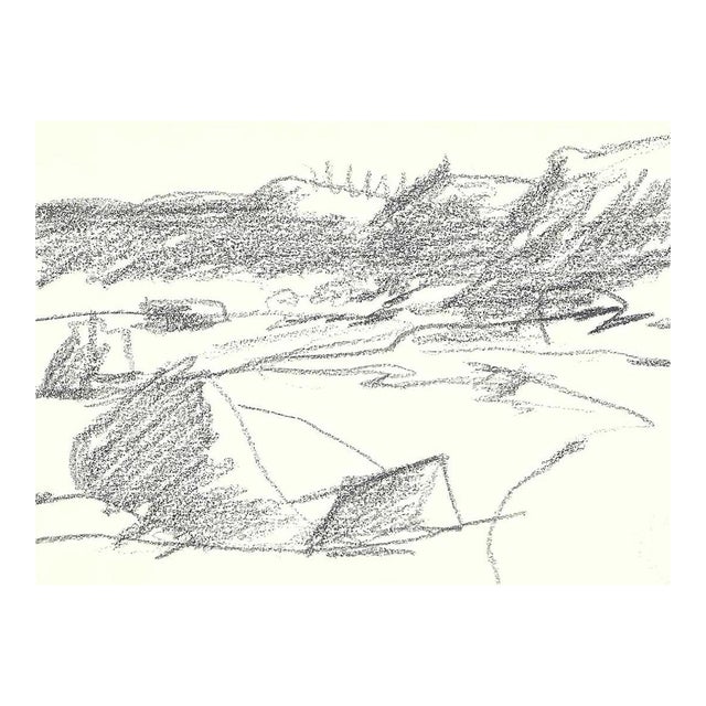 1967 Robert Angeloch Montauk New York Drawing For Sale