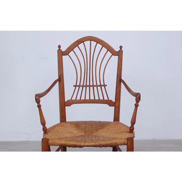 Provençal Chair in Oak, Italy, Late 1800s For Sale - Image 6 of 13
