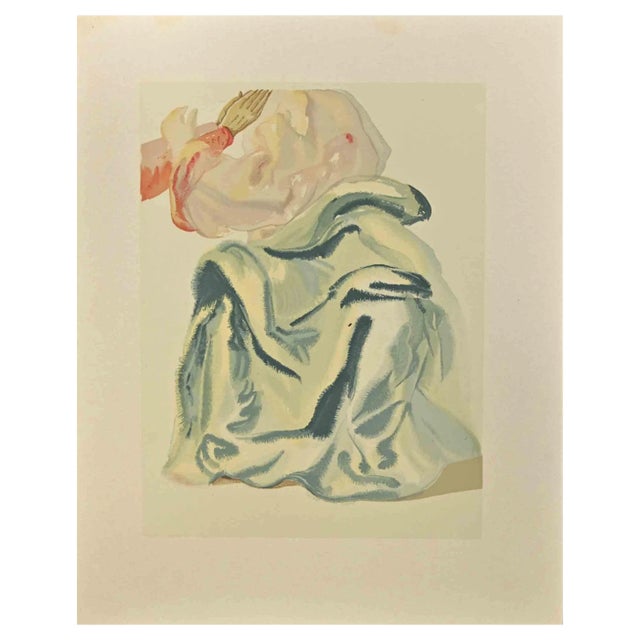 Salvador Dali, The Infinite Beauty of Beatrice, Woodcut Print, 1963 For Sale