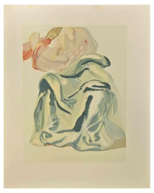 Salvador Dali, The Infinite Beauty of Beatrice, Woodcut Print, 1963