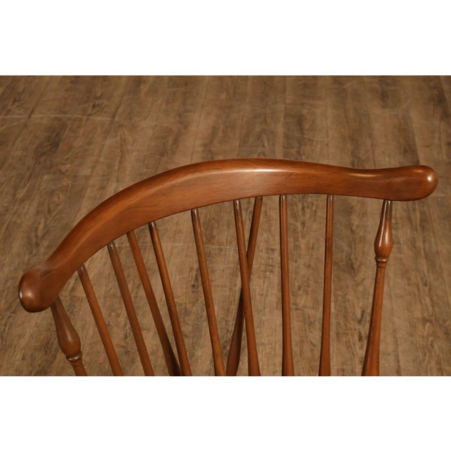 Pennsylvania House Vintage Set of Three Cherry Windsor Chairs For Sale - Image 13 of 18