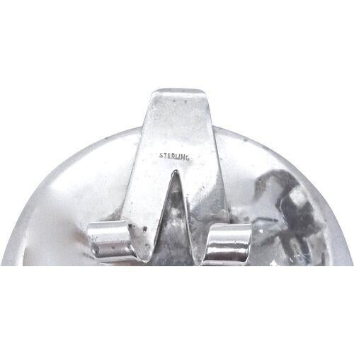 Art Deco Set of Six Sterling Silver Salt Dishes For Sale - Image 4 of 6