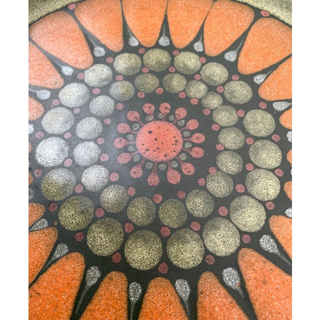 Vintage German Wall Plate in Ceramic from Keramik Manufaktur Kupfermühle, 1970s For Sale - Image 5 of 16