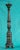 2000 - 2009 Antique Polychrome Turned Wood Pricket Candlestick on Tripod Base For Sale - Image 5 of 12