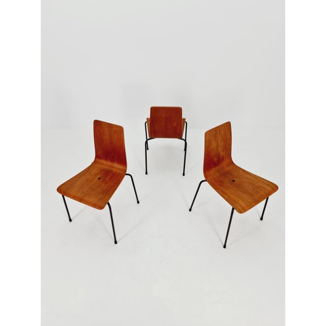 Mid-Century Modern Teak Chair by Friso Kramer for Auping, 1963 For Sale - Image 9 of 11