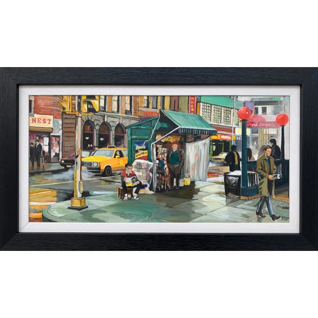 New York City Street Scene Painting - Unique Original Art by Leading British Contemporary Artist, 2019 For Sale - Image 9 of 9
