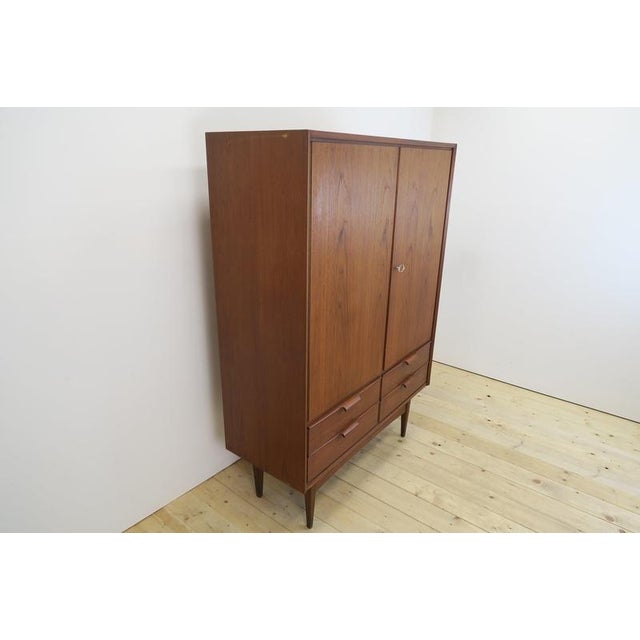 Tall Teak Sideboard, Denmark, 1960s For Sale - Image 3 of 11