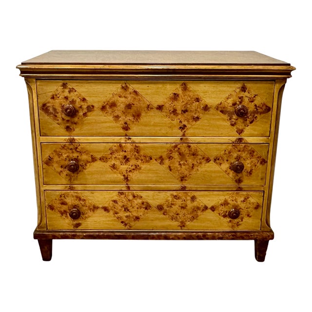 Baker Furniture Milling Road Painted Chest With Concealed Interior Drawers For Sale