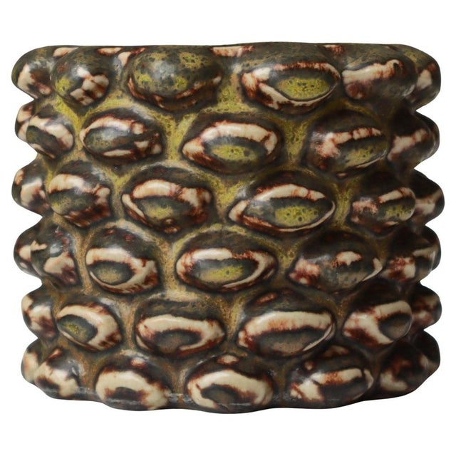 Scandinavian Modern Solfatara Glazed No. 20702 Stoneware Cup attributed to Axel Salto for Royal Copenhagen, 1944 For Sale - Image 13 of 13