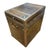 Vintage Campaign Luggage Trunk Leather Side Table For Sale - Image 11 of 18