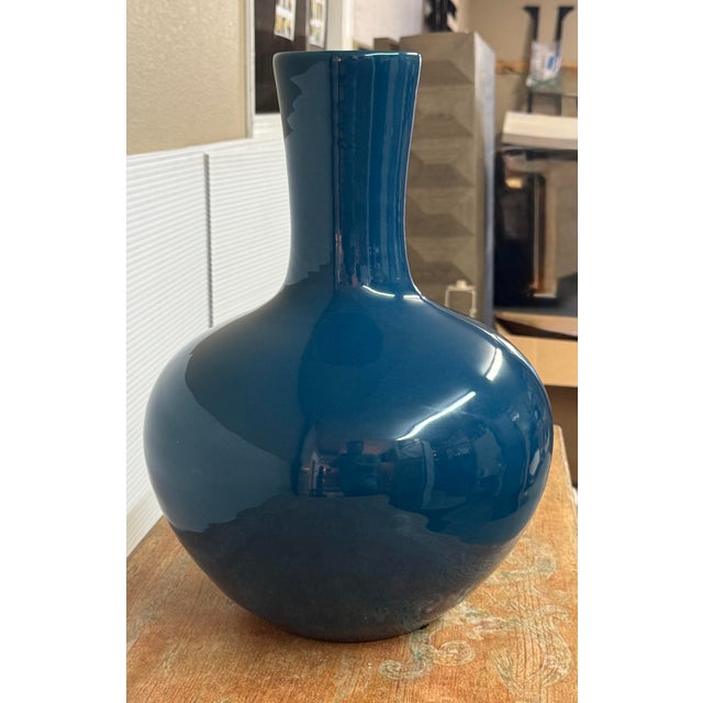 Martino Interiors Globular Ceramic Bottle Vase For Sale - Image 10 of 12